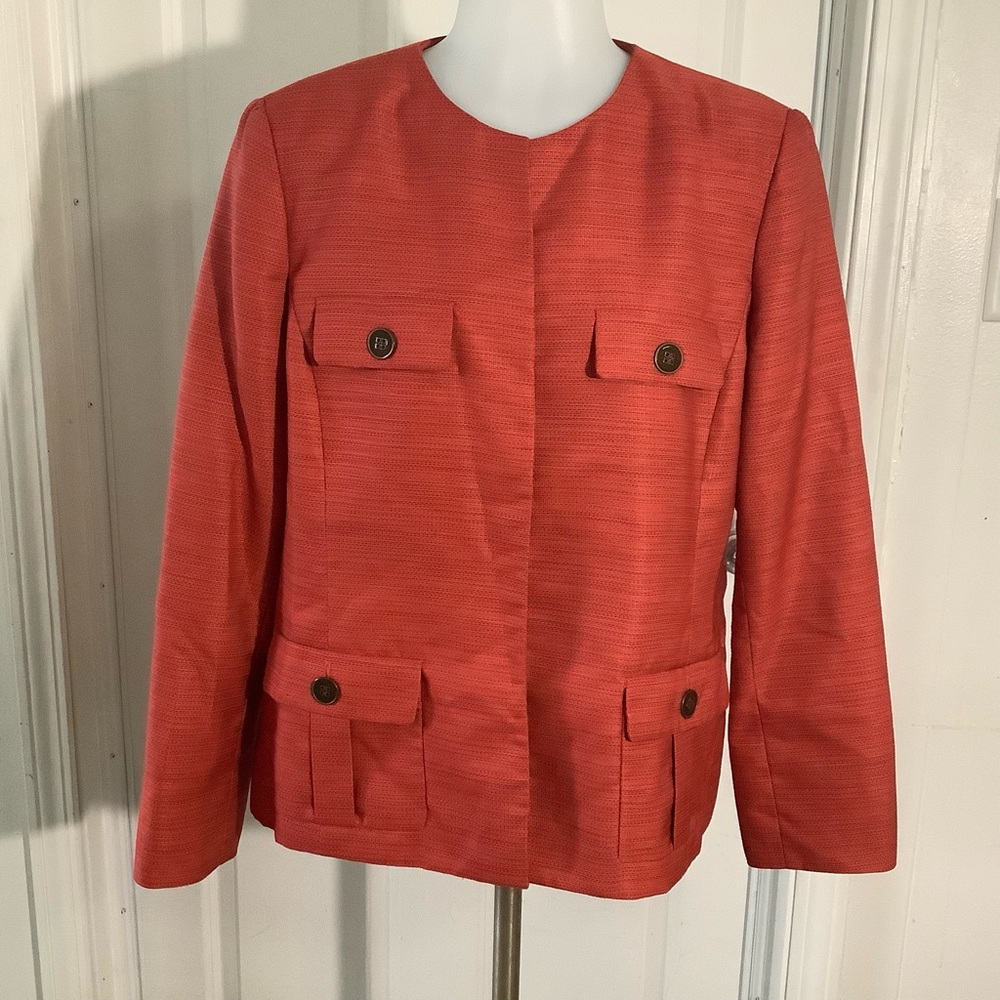 Kasper blazer orange size 12
